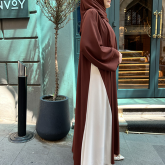 Kahverengi Hürrem abaya ✨