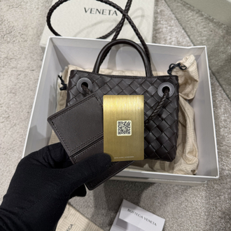 Bottega veneta mini andiamo acı kahve