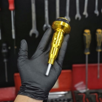 Gold Egzoz Tekli Takoz Universal