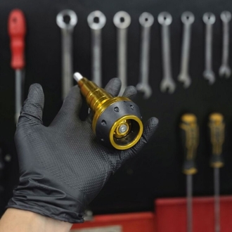 Gold Egzoz Tekli Takoz Universal