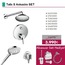 HANSGROHE Talis S Ankastre Set (Tepe Duşu+Ank. Banyo Bataryası+El Duşu) Aksesuar Hediyeli !