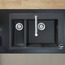 HANSGROHE Granit Çift Gözlü Ank. Eviye + Çekilebilir El Duşlu Batarya + Sifon Seti  - (43220000)