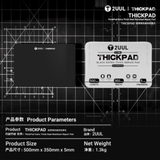 ThickPad 500 Derece Sıcaklığa Dayanıklı Tamir Pedi 500mm*350mm*5mm