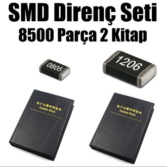 Smd Direnç Seti Kitabı 8500 Parça 2'li Set