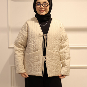 Kapitone Bağlamalı Mont
