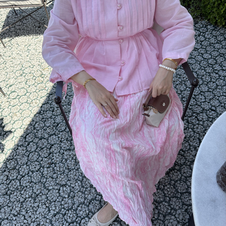 Etnik Desen Etek Pembe