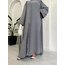 İkili Ferace Abaya ( Gri )