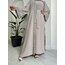 İkili Ferace Abaya ( Bej )