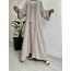 İkili Ferace Abaya ( Bej )