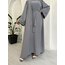 İkili Ferace Abaya ( Gri )