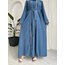 İkili Ferace Abaya ( Mavi )