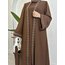 İkili Ferace Abaya ( Kahve )