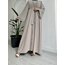 İkili Ferace Abaya ( Bej )
