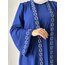 İkili Ferace Abaya ( Saks )