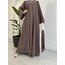 İkili Ferace Abaya ( Gül Kurusu )