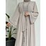 İkili Ferace Abaya ( Bej )