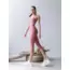 KOYU ROZE YÜKSEK BEL KAPRİ TAYT KOD NO : 4722