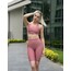 KOYU ROZE BİKER TAYT KOD NO :6047