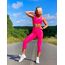 NEON PEMBE KAPRİ TAYT KOD NO : 997