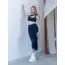LACİVERT  YÜKSEK BEL KAPRİ TAYT KOD NO : 947