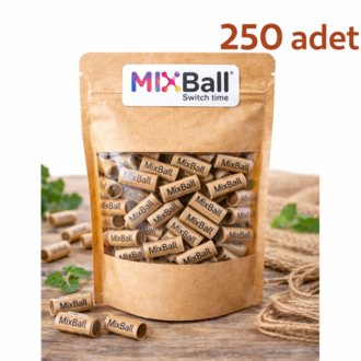 250 Adet Organik Kağıt Filtre 8×20 mm