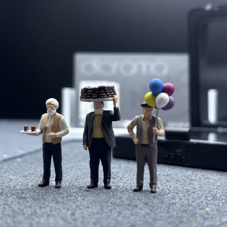 1/64 Seyyar Satıcılar Figürü