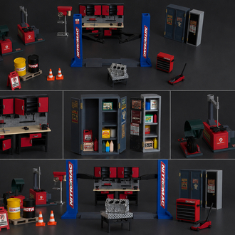 1/18 Garaj Ekipman Set 