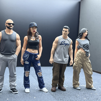 1/18 Genç Sokak Stili Figür Seti
