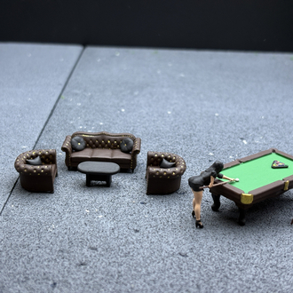 1/64 Ofis ve Bilardo Seti
