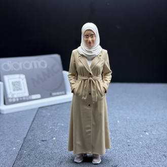 1/18 Tesettürlü Kadın Figürü