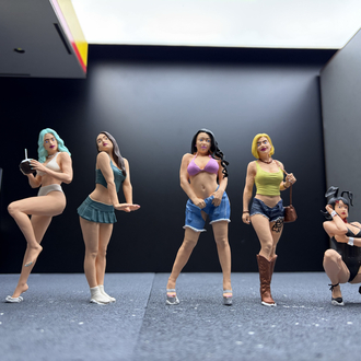 1/18 Kadın Sokak Stili Figür Seti 