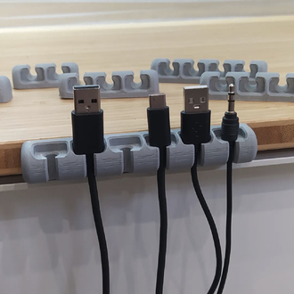 6’lı Masa Kenarı Kablo Tutucu Organizer