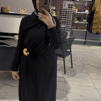 Almarwahblack siyah elbise