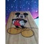 Mickey Mouse Ahşap Yakma Tablo