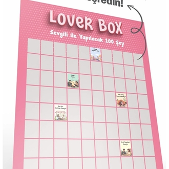 Lover Box Sevgili ile yapılacak 100 Şey
