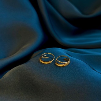 Gold Küpe