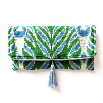 İkat Kadife Clutch El Çantası
