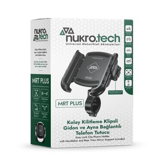 Nukrotech MRT PLUS Klipsli Motosiklet Telefon Tutucu