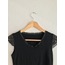Vintage mng siyah bluz
