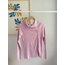 Vintage pembe fermuarlı