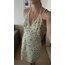 80’ler vintage elbise 