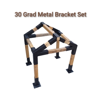 Garajı Carport Külübe Çatı Pergola Kamelya Montaj Aparatı 8x8 cm – Demir Bağlantı Braketi