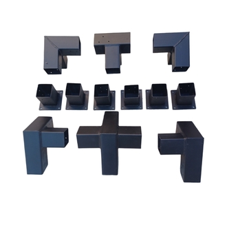 Ahşap Pergola Pergole 8x8 cm 15° Kamelya Montaj Aparatı Demir Bağlantı Braket Bungalov Ev