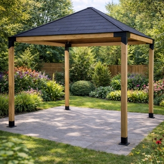 8x8 cm Demir bağlantı Kamelya Bağlantı ElemanlarıKamelya, pergola, çardak ahşap yapı