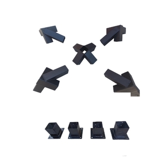 8x8 cm Demir bağlantı Kamelya Bağlantı ElemanlarıKamelya, pergola, çardak ahşap yapı