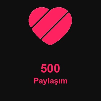 500 Paylaşım
