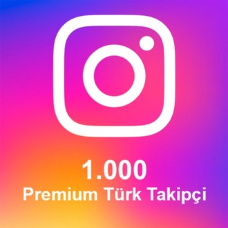1.000 Premium Türk Takipçi