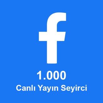 1.000 Canlı Yayın Seyirci