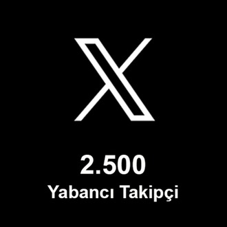 2.500 Yabancı Takipçi