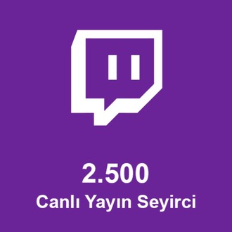 2.500 Canlı Yayın İzlenme